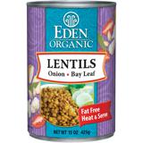 Organic Green Lentils with Onion & Bay Leaf