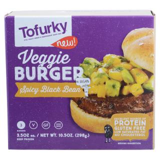 Veggie Burger, Spicy Black Bean
