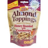 Almond Toppings, Honey Roasted with Cranberries