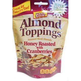 Almond Toppings, Honey Roasted with Cranberries