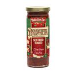 Bruschetta with Italian Basil, Sun Dried Tomato and Extra Virgin Olive Oil
