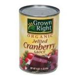 Grown Right Cranberry Sauce 14 Oz