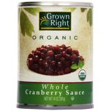 Grown Right Cranberry Sauce 14 Oz
