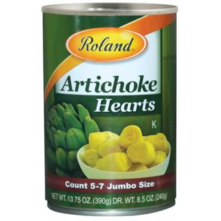 Roland Whole Artichoke Hearts Jumbo 13.75 Oz