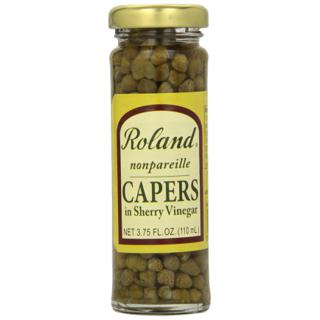 Roland Nonpareille Capers In Sherry Wine Vinegar 3.75 Oz