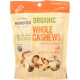 Cashews, Organic, Dry Roasted and Salted, Whole