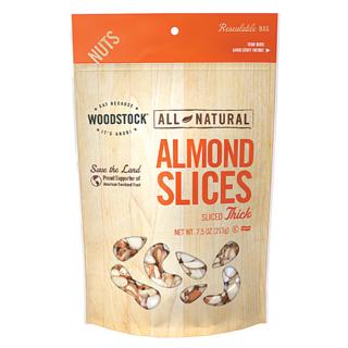 Almonds, Non-GMO, Thick Sliced, Unsalted