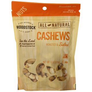 Cashews, Whole, Roasted and Salted