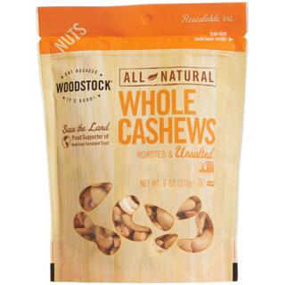 Whole Cashews, Roasted & Unsalted