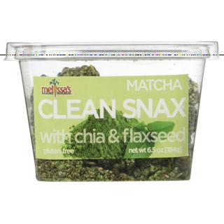 Matcha Clean Snax, with Chia & Flaxseed
