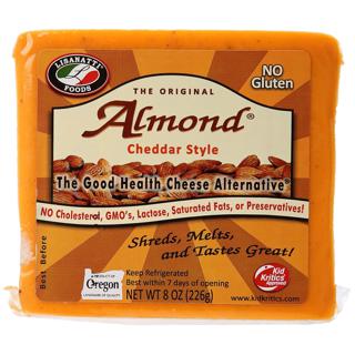 Almond Cheddar Style Cheese Alternative