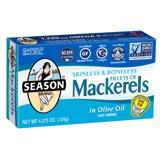 Skinless & Boneless Mackerel in 100% Olive Oil