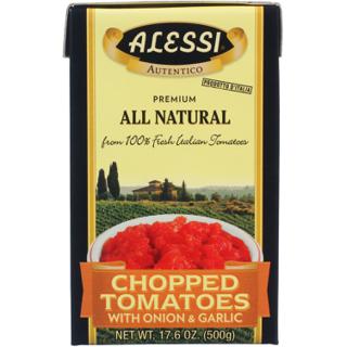 Chopped Tomatoes with Onion & Garlic