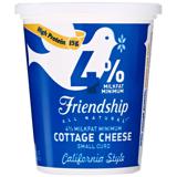 Cottage Cheese, 4% Milkfat Minimum, Small Curd, California Style