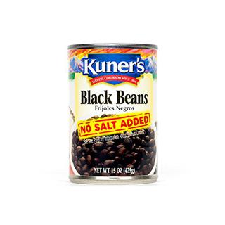 Black Beans, No Salt Added