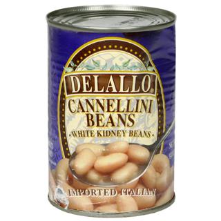 Delallo Italian Cannellini White Kidney Beans 14 Oz