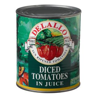 Delallo Diced Tomatoes 28 Oz