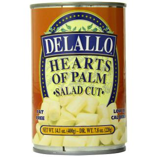 Delallo Salad Cut Hearts Of Palm 14 Oz