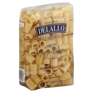 Delallo Mezzi Rigatoni 16 Oz