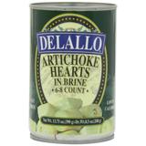 Delallo Medium Hearts Whole Artichokes 14.1 Oz