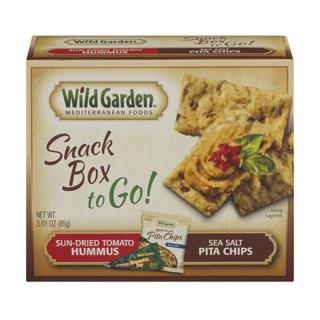 Sun-Dried Tomato Hummus Dip + Multi Grain Pita Chips