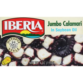 Jumbo Calamari in Sunflower Oil