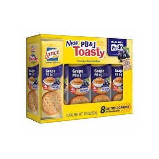 PB & J Toasty Cracker Sandwich, Grape