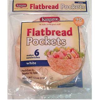 Flatbread Pockets, White