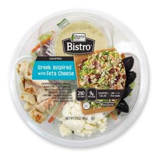 Chopped Salad, Greek Inspired with Feta Cheese
