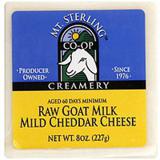 Raw Goat Milk Mild Cheddar Cheese