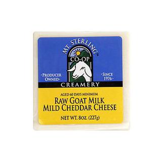 Raw Goat Milk Mild Cheddar Cheese