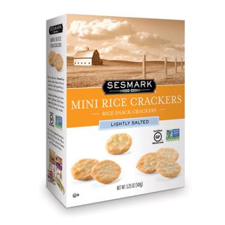 Mini Rice Crackers, Simply Salted