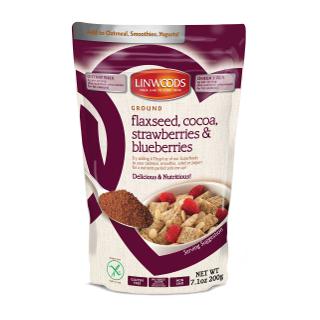 Flaxseed, Cocoa, Strawberries & Blueberries, Ground
