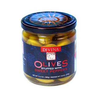 All-Natural Olives Stuffed with Sweet Peppers
