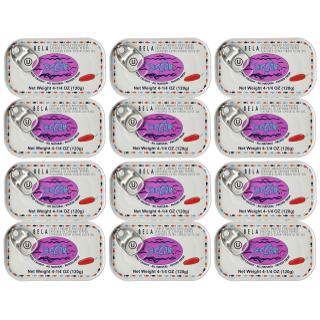 Lightly Smoked Portuguese Sardines in Cayenne-Pepper Flavored Extra Virgin Olive
