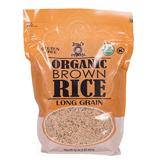 Organic Brown Rice, Loing Grain