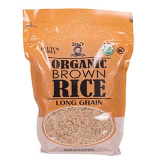 Organic Brown Rice, Loing Grain