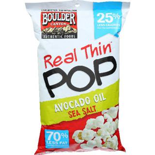 Real Thin Popcorn, Avocado Oil Sea Salt