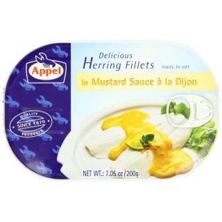 Herring Fillets in Mustard Sauce a la Dijon