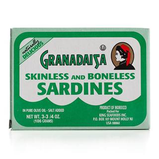 Skinless and Boneless Sardines