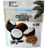 Coconut Chips, Organic Toasted, Maple Vanilla, Smiles
