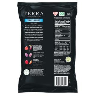 Stripes & Blues Sea Salt, Vegetable Chips