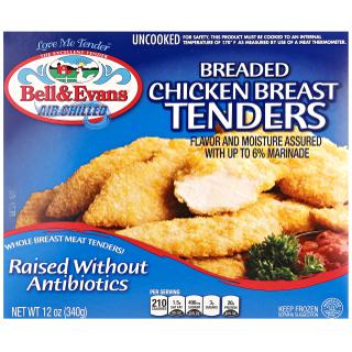 Breaded Chicken Breast Tenders, Uncooked