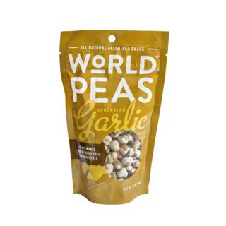 Hungarian Garlic Green Pea Snack