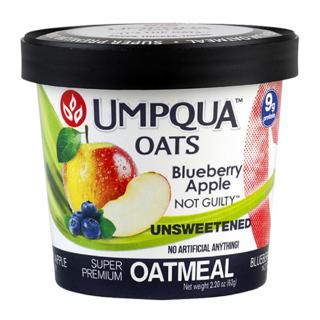 Unsweetened Oatmeal, Blueberry Apple