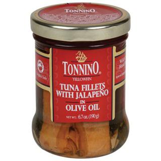Tuna Fillets with Jalapeno in Olive Oil