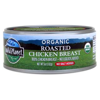 Chicken Breast, Organic, No Salt Added, Roasted