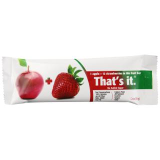 Fruit Bar, Apple + Strawberries