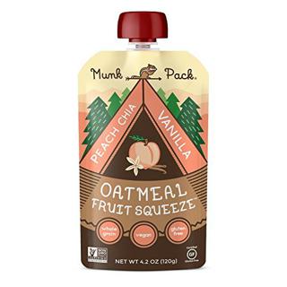 Oatmeal Fruit Squeeze, Peach Chia Vanilla