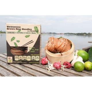 Vietnamese Brown Rice Noodles with Seaweed